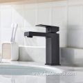 Solid Brass Electroplating Black Basin Faucet